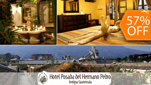 [Image: ¡Paga $39 en Vez de $90.91 por Estadía de 1 Noche para 2 Personas en Hotel Posada del Hermano Pedro, Antigua Guatemala!m]
