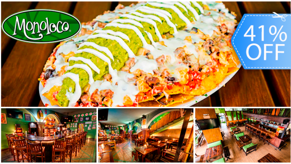 [Image: ¡Paga Q99 en lugar de Q168 por 1 Plato de Nachos Grandes de Especialidad para 4 Personas: Vegetarianos, Pollo, Lomito o Mixtos!m]