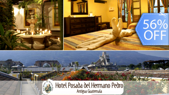 [Image: ¡Paga Q299 en vez de Q680 por Romántica Estadía de 1 Noche para 2 en Antigua Guatemala!m]