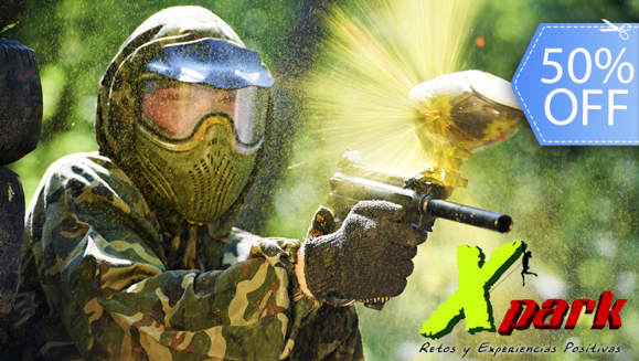 [Image: ¡Paga Q138 en vez de Q275 por Día de Diversión Extrema con Paintball para 2 que Incluye: Entradas al Parque + 200 Paintballs + Equipo de Seguridad: Máscara, Chaleco y Marcadora +Tanque de Aire + Uso del Campo + 2 Combos de Pizza y Bebida!m]