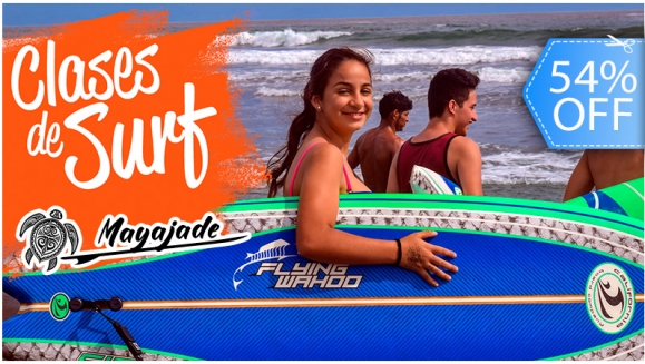 [Image: ¡Paga Q299 en lugar de Q650 por Day Pass para 4 Personas que Incluye: Clases de Surf para 2 Personas + Uso de las Instalaciones + 1 Pichel de Refresco Natural + Nachos para Compartir!m]
