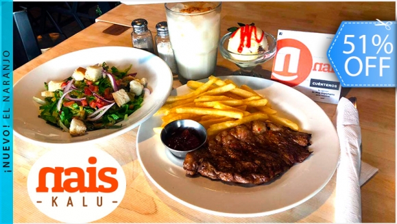 [Image: ¡Paga Q99 en lugar de Q200 por Menú para 2 que Incluye: 4 Onzas de Puyazo + Ensalada + Papas Fritas + Bebida + Copa de Helado!m]
