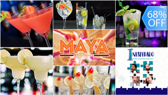 [Image: ¡Paga Q120 en lugar de Q379 por 3 Horas de ALL YOU CAN DRINK de Cócteles a Elección: Mojitos, Cosmopolitan, Margaritas, Gintonic y Daiquiris + Show de Stand Up Comedy!m]