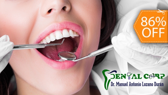 [Image: ¡Paga $25 en Lugar de $180 por 3 Rellenos de Resina o 4 Sellantes + Radiografía + Limpieza Dental con Ultrasonido + Aplicación de Flúor + Consulta y Diagnóstico Bucodental con Cámara Intraoral + Evaluación de Cordales!m]