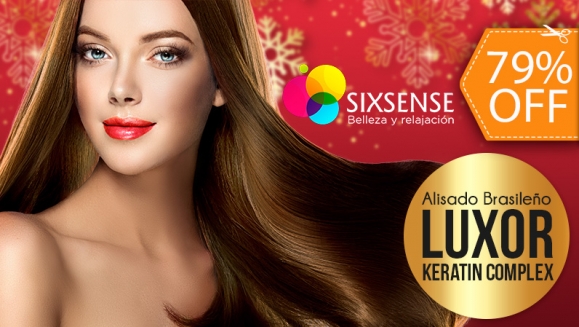 [Image: ¡Paga $35 en Lugar de $165 por Exclusivo Alisado Brasileño Luxor Keratin Complex + Lavado Desintoxicante + Proteínas BioComplex + Gotas de Argán + Secado + Corte con Split Ender!m]