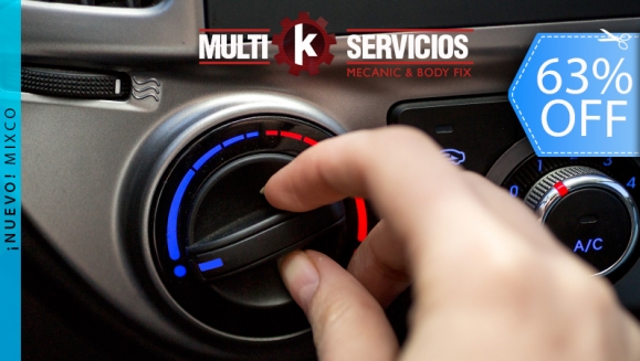 [Image: ¡Paga Q89 en lugar de Q240 por Carga de Aire Acondicionado + Revisión del Sistema de A/C + Limpieza de Filtro + Calibración de Chorritos + Revisión de Fugas, Fajas, Luces, Pastillas, Tren Delantero y Amortiguadores!m]