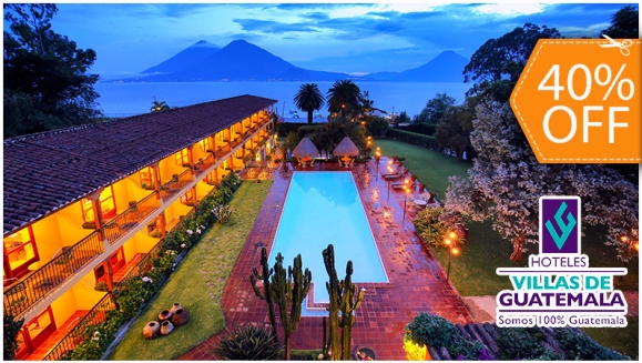 [Image: ¡Paga $75 en Lugar de $126 por Estadía para 2 Adultos y hasta 2 Niños en Hotel de Villas de Guatemala a Elección: Villa Santa Catarina en Atitlán, Villa Caribe en Livingston, Villa Maya o Maya Internacional en Peten!m]