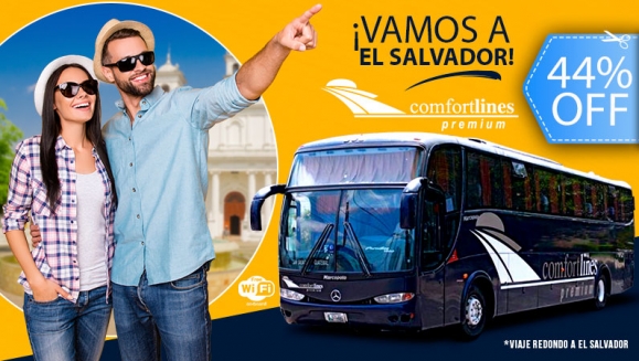 [Image: ¡Paga Q225 en lugar de Q400 por Boleto de Ida y Regreso a El Salvador en Bus Tipo Pullman Premium!m]