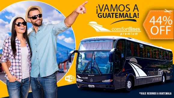[Imagen:¡Paga $28 en Lugar de $50 por Boleto de Ida y Regreso a Guatemala en Bus Tipo Pullman Premium!]
