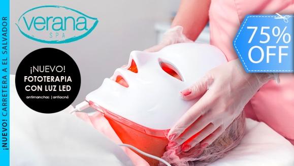 [Image: ¡Paga Q99 en lugar de Q400 por Fototerapia LED Antiacné, Antiaging o Antimanchas + Limpieza Facial Profunda con Aplicación de Ácido Mandélico + Mascarilla con Aloe Vera + Crema Hidratante + Protector Solar y Más!m]