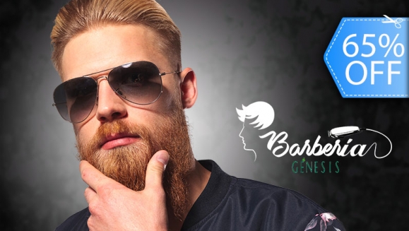 Image of Corte de Cabello o de Barba con Diseño + Mascarilla + Lavado Spa y Más