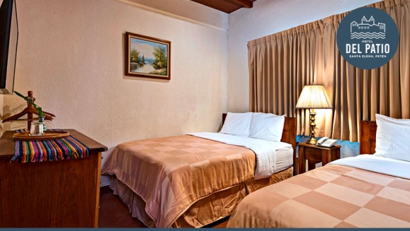 [Image: ¡Paga Q464 en lugar de Q1,000 por Estadía para 2 Adultos y hasta 2 Niños en Hotel del Patio, Santa Elena, Petén!m]