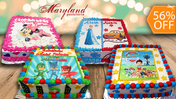 Maryland Pastelería | Pastel Cuadrado Personalizado de 6...