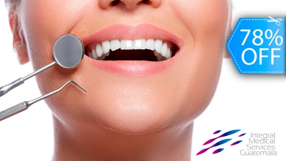 [Image: ¡Paga Q395 en lugar de Q1,800 por Blanqueamiento Dental Químico con Luz LED + Pulido Dental con Profijet + Limpieza con Ultrasonido + Aplicación de Flúor y Consulta!m]