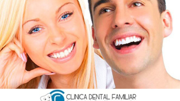 [Image: ¡Paga $35 en lugar de $105 por un blanqueamiento dental por medio de cubetas ULTRADENT (2 unidades) + 1 limpieza con ultrasonido + evaluación con cámara intraoral en Clínica Dental Familiar!m]