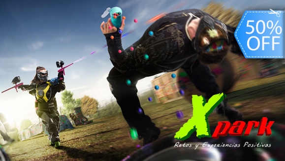 [Image: ¡Paga Q138 en vez de Q275 por Día de Diversión Extrema con Paintball para 2 que Incluye: Entradas al Parque + 200 Paintballs + Equipo de Seguridad: Máscara, Chaleco y Marcadora + Tanque de CO2 + Uso del Campo + 2 Hamburguesas + 2 Bebidas Naturales!m]