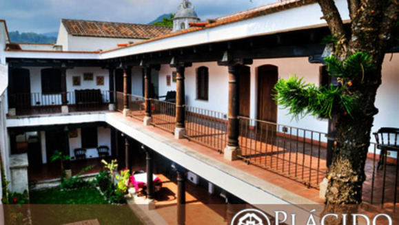 [Image: ¡Inolvidable estadía en La Antigua! ¡Paga Q449 en lugar de Q930 por estadía en habitación Jr. Suite para dos personas + botella de vino blanco + boquitas dulces + decoración con rosas + desayuno en Plácido Comfort Hotel!m]