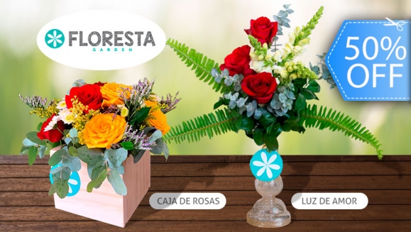 [Image: ¡Paga Q125 en lugar de Q250 por Detalle Floral a Elección entre: Luz de Amor (5 rosas sobre candelero de cristal) o Caja de Rosas (5 rosas en caja de madera rustica)!m]