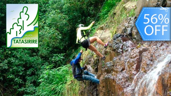 [Image: ¡Una Cita Inolvidable! ¡Paga Q110 en lugar de Q250 por Day Pass de Aventura Extrema para 2 con: Canopy + Columpios + Garruchas + Fogatas + Cascadas + Caminata + Rapel + Canchas, Pista de Carrera + Souvenir por Visita!m]