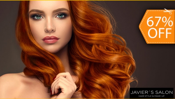 [Image: ¡Paga $18 en Lugar de $55 por Tinte Completo, Retoque, Baño de Color o Mechas Balayage + Sellado de Color de Colágeno, Keratina y Argán + Extracto de 7 Oleos Naturales + Split Ender + Lavado + Secado o Planchado!m]