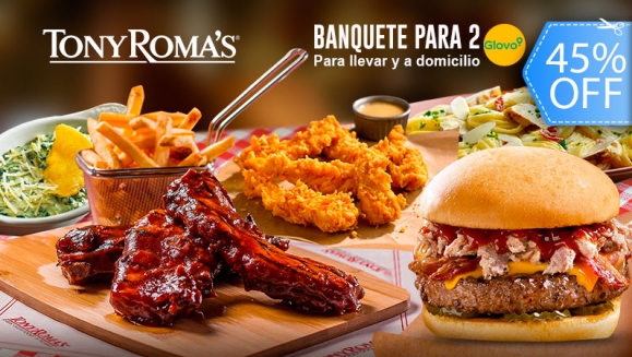 [Image: ¡Para Llevar o a Domicilio! ¡Paga Q159 en lugar de Q289 por 2 Platos a Elección entre: Short Ribs, Memphis Burger, Chicken Alfredo Florentine o Chiken Tenderloin Platter + Papas Fritas + Entrada de Spinach Artichoke Dip!m]