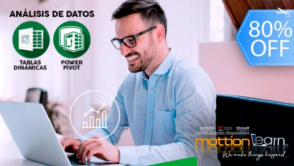 [Image: ¡2 Cursos en 1! ¡Paga Q299 en lugar de Q1,499 y Especialízate como Experto en Análisis de Datos con Excel 2019: Tablas Dinámicas + Power Pivot!m]