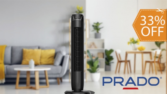 [Image: ¡Paga $49 en Lugar de $73 por Ventilador de Torre de 36 Pulgadas, 45 W, 3 Velocidades, Temporizador y Más!m]