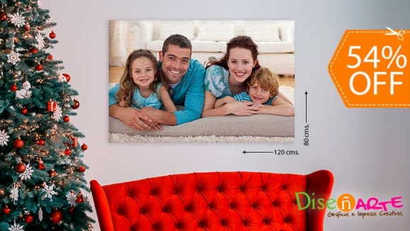 [Image: ¡Paga $18 en Lugar de $39.55 por Fotografía o Imagen Impresa en Lona Mate o Brillante y Montada en Marco de Madera de Medidas Gigantes: 80 x 120 Centímetros!m]