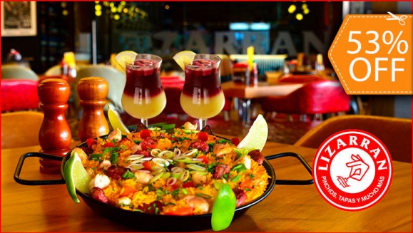 [Image: ¡Paga $18 en Lugar de $37.90 por 1 Paella de Carnes para 2 Personas + 1 Jarra de Sangría + 1 Orden de Churros Españoles!m]