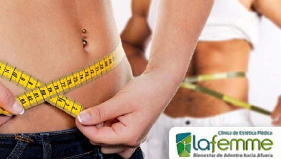 [Image: ¡Paga Q375 en lugar de Q2550 por tratamiento reductor y anticelulítico que incluye: 3 masajes reductores + 3 endermologias + 3 vendas frias + 3 ultralipocavitación + 3 evaluaciones + 2 tés desintoxicantes, dieta y control en La Femme!m]