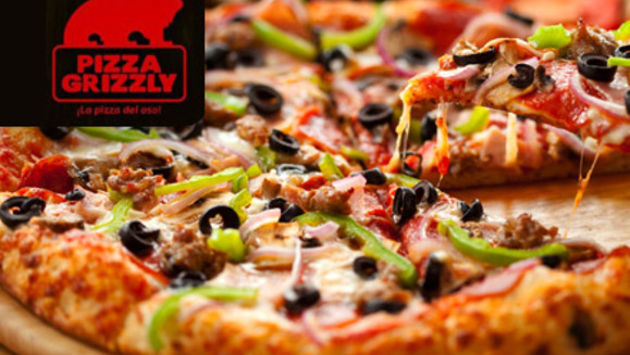 [Image: ¡Paga Q45 en lugar de Q99 por pizza grande de 14 pulgadas de cualquier especialidad en Pizza Grizzly!m]