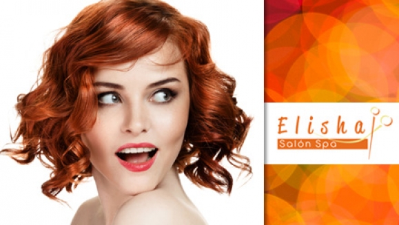 [Image: ¡Paga $21 en lugar de $101 por un Tinte Completo o Mechas + Tratamiento Reconstructivo + Corte + Secado o Planchado + Manicure + Pedicure en Elisha Salón Spa!m]