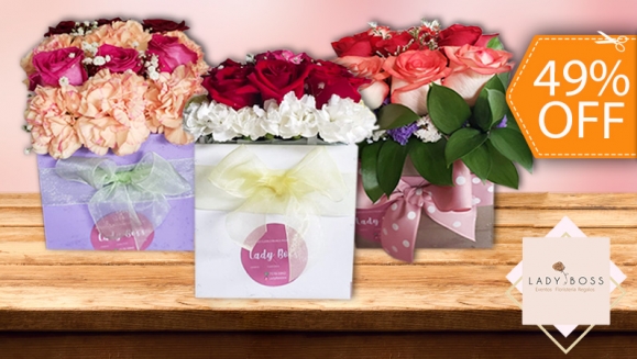 [Image: ¡Paga $18 en Lugar de $35 por Flower Box de 12 Rosas + Entrega a Domicilio!m]