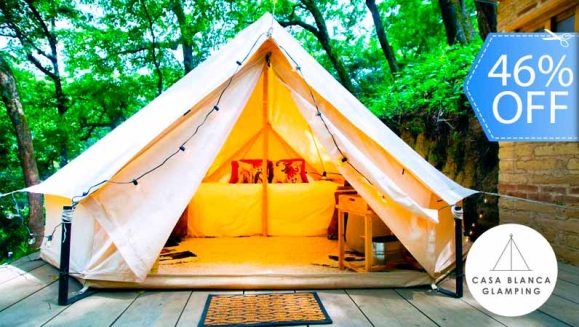 [Image: ¡Paga Q650 en Lugar de Q1,200 por Estadía para 2 Personas en Carpa de Lujo Equipada con: Deck Privado + Camas + Baño + Churrasquera + Utensilios de Cocina + Filtro de Agua + Fogata + Uso de Jacuzzi y Más!m]