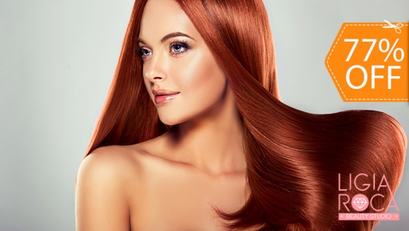 [Image: ¡Paga $17 en Lugar de $75 por Tinte Completo, Retoque o Baño de Color + Lavado Spa + Tratamiento Capilar Tigi Copyright SOS Extreme Recovery + Proteínas Selladoras e Hidratantes + Planchado u Ondas + Sellador de Puntas + Esmaltado de Uñas en Manos!m]