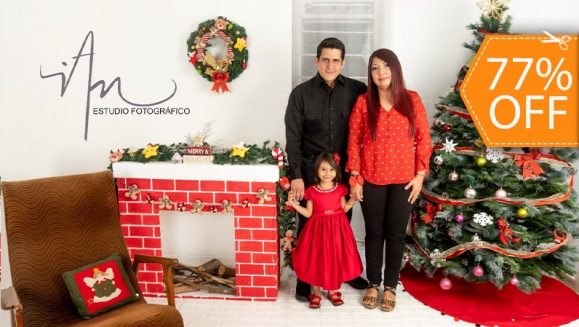 [Image: ¡Paga $23 en Lugar de $100 por Sesión Fotográfica Profesional en Estudio hasta para 5 Personas + 25 Fotografías Editadas en Formato Digital + Tarjeta Digital!m]