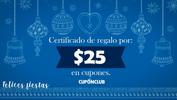 [Image: ¡Certificado de Regalo por $25 en Cupones de Cupón Club!m]