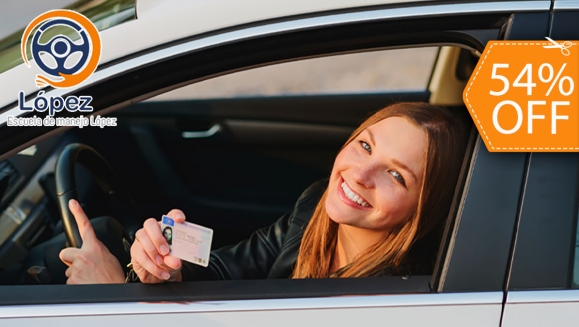 [Image: ¡Paga $55 en Lugar de $120 por 12 Clases Prácticas + 5 Clases Teóricas + 2 Instructorías de Mecánica Básica + Preparación para Exámenes de Licencia + Bono de $10 en Trámites de Exámenes!m]