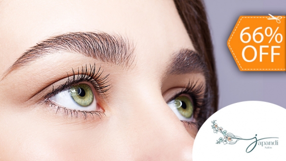 [Image: ¡Paga $17 en Lugar de $50 por Extensión de Pestañas (Set Natural) + Diseño, Depilación y Pigmento de Cejas + Depilación de Bozo!m]