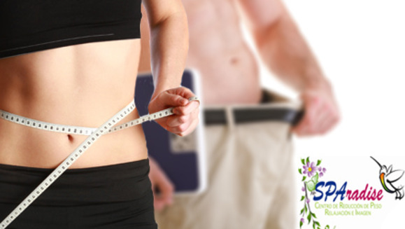 [Image: ¡Paga $30 en lugar de $192 por paquete reductivo de 17 sesiones que incluye: 1 liposucción sin cirugía + 5 gel de algas marinas + 5 gimnasias pasivas + 5 wraps de canela + 1 thermoslim en SPAradise!m]