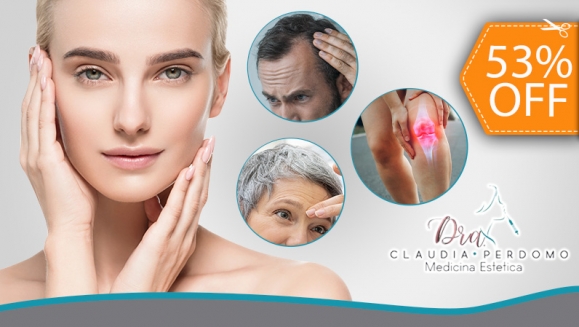 [Image: ¡Paga $175 en Lugar de $375 por 3 Sesiones de Plasma Rico en Plaquetas para Rejuvenecimiento Facial, Calvicie o Dolor en Articulaciones + 3 Limpiezas Faciales con 3 Microdermoabrasiones + 3 Extracciones de Puntos Negros + Consulta Médica!m]