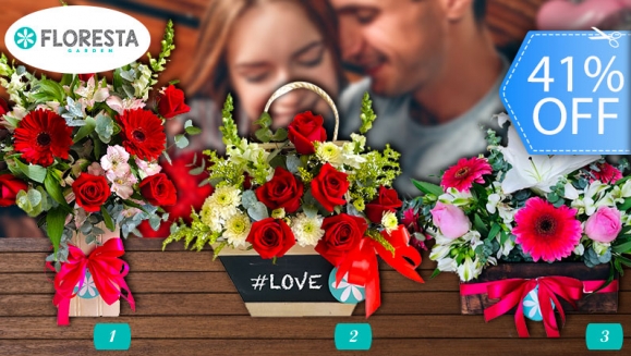 [Image: ¡Paga Q249 en Lugar de Q425 por Arreglo Floral a Elección entre: Caja Love con Rosas y Gerberas, Caja Fantasía con Mini Rosas o Base de Madera con Gerberas, Lirios y Rosas!m]