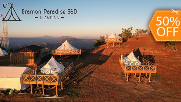 [Image: ¡Celebra el amor por lo alto! ¡Paga $100 en Lugar de $200 por Glamping Matrimonial: 1 Noche en Carpa de Lujo 4 m2 (16 m) + Desayunos Típicos + Guía turístico + Acceso a Los Miradores y a Toda La Propiedad!m]