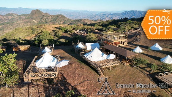 [Image: ¡Duerme Bajo Las Estrellas! ¡Paga $175 en Lugar de $350 por Glamping para 4-6 Personas: 1 Noche en Carpa de Lujo 5 m2 (25 m) + Desayunos Típicos + Guía turístico + Acceso a Los Miradores y a Toda La Propiedad!m]