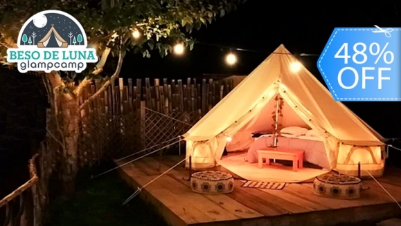 [Image: ¡Una noche sin igual! ¡Paga Q325 en Lugar de Q620 por Glamcamp para 2 Personas + 1 Bolsa de Marshmallows + Fogata y Más!m]