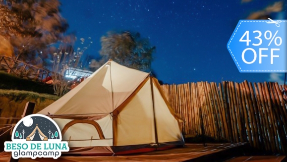 [Image: ¡Duerme Bajo Las Estrellas! ¡Paga Q425 en Lugar de Q740 por Glamcamp para 4 Personas + 1 Bolsa de Marshmallows + Fogata y Más!m]