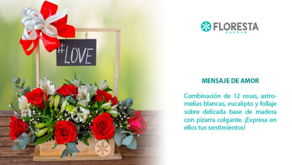 [Image: ¡Paga Q225 en lugar de Q450 por Romántico Arreglo Floral a Elección entre: Red Bubble (12 rosas, astromelias en base de cristal) o Mensaje de Amor (12 rosas, astromelias en base de madera con pizzarra colgante)!m]