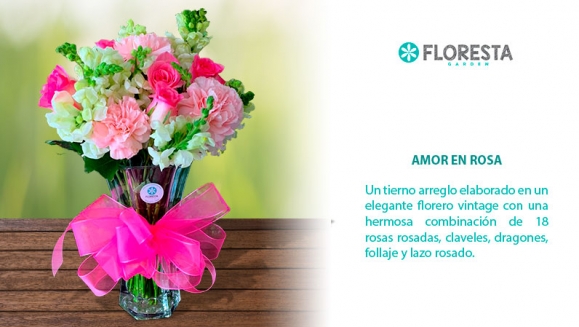 Floresta Garden | Arreglo Floral Premium a Elección: 18 ...