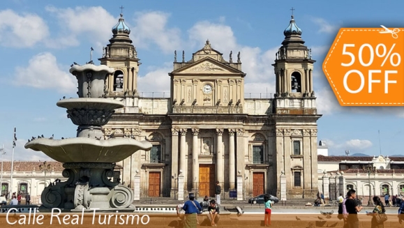 [Image: ¡Semana Santa en Guate! ¡Paga $99 en Vez de $198 por Tour de 2 Días y 1 Noche en Guatemala Moderna y Colonial para 2 con: Visita a Antigua Guatemala y Ciudad de Guatemala + Paseos a Pueblos y Destinos + Alojamiento en La Capital + Transporte con A/C!m]
