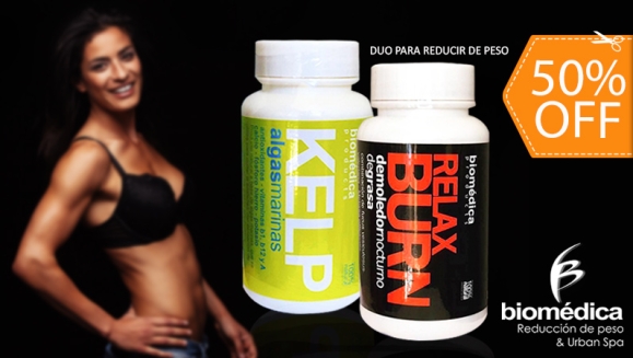 [Image: ¡Paga $35 en Lugar de $70 por 2 Frascos de 60 Cápsulas c/u con Ingredientes Naturales para Bajar de Peso, Reducir Medidas y Controlar la Ansiedad por Comer: Quema Grasa de Día con KELP y Quema Grasa de Noche con Relax Burn!m]